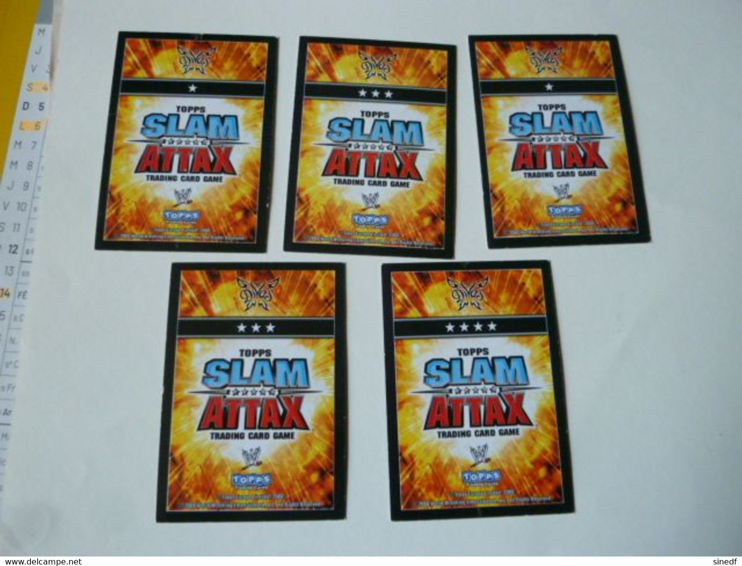 CARTES  CATCH TOPPS  SLAM ATTAX Beth Phoenix Kelly Candice, Jillian, Natalya  Femme Sexy Sport Carte - Trading-Karten