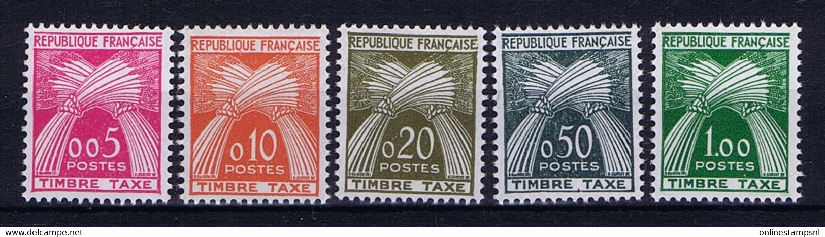 France: Yv 90 - 94 Taxe Postfrisch/neuf Sans Charniere /MNH/**  1960 - 1960-.... Mint/hinged