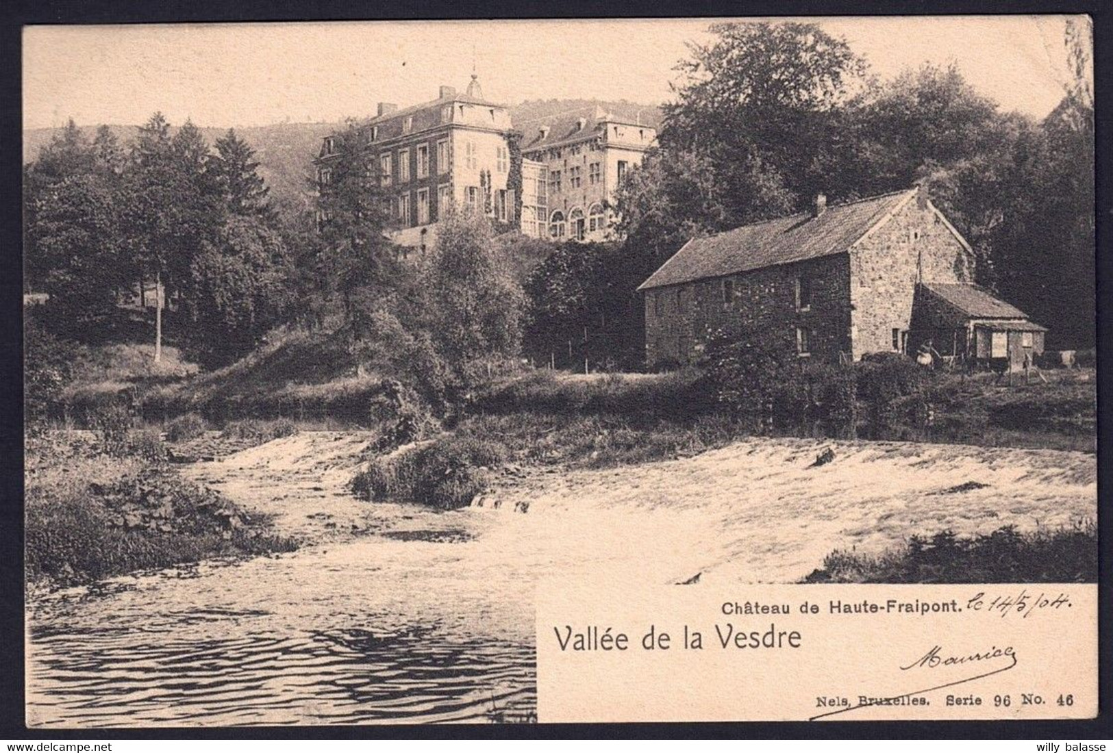 +++ CPA - Vallée De La Vesdre - Château De HAUTE FRAIPONT - 1904  // - Trooz