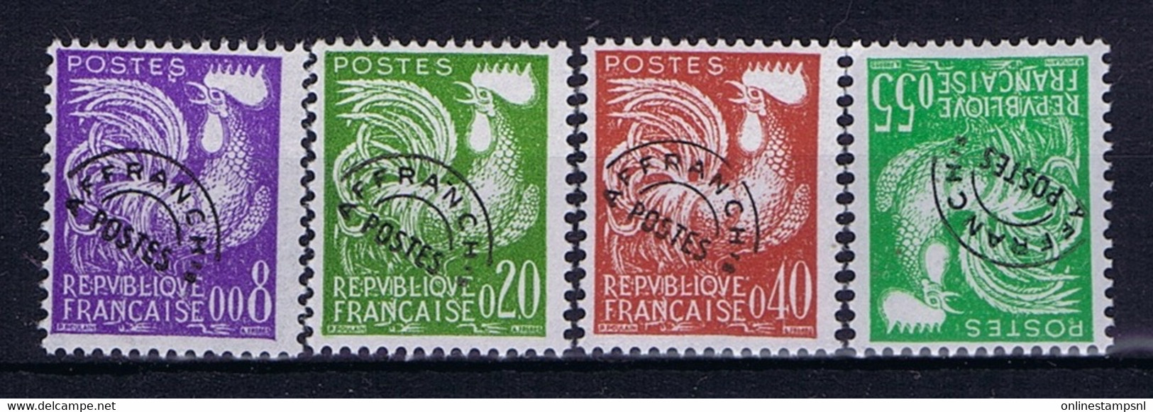 France: Yv 119 - 122 Preobliteres Postfrisch/neuf Sans Charniere /MNH/**  1960 - 1953-1960