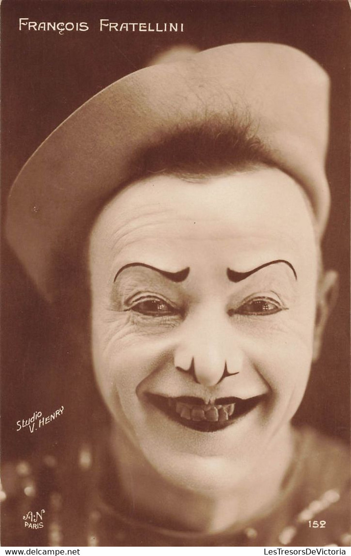 CPA Cirque - François Fratellini - Studio V Henry - Clown - Circus