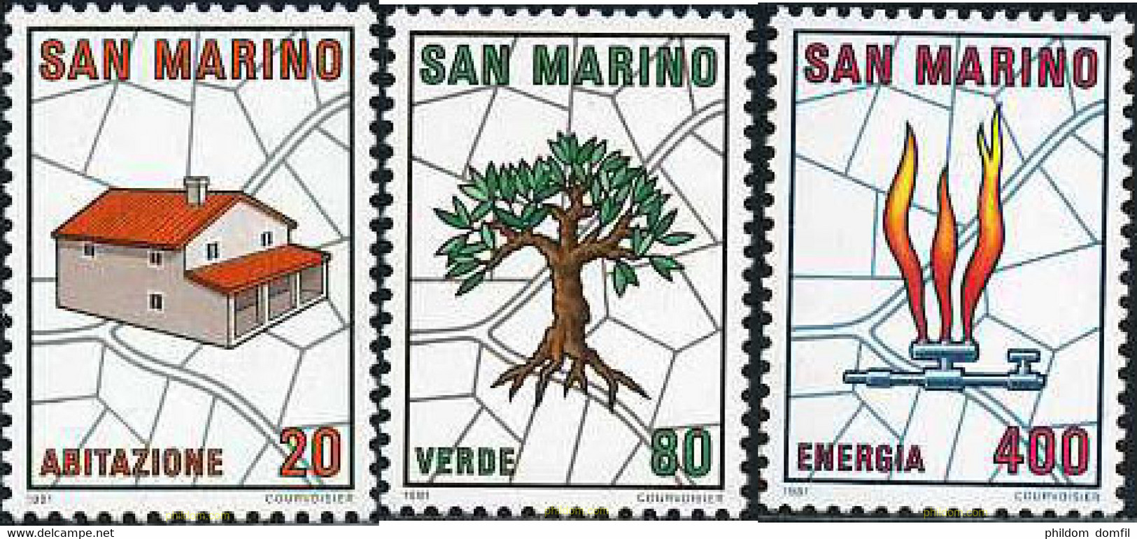 141155 MNH SAN MARINO 1981 PLAN DE DESARROLLO URBANISTICO - Gebruikt