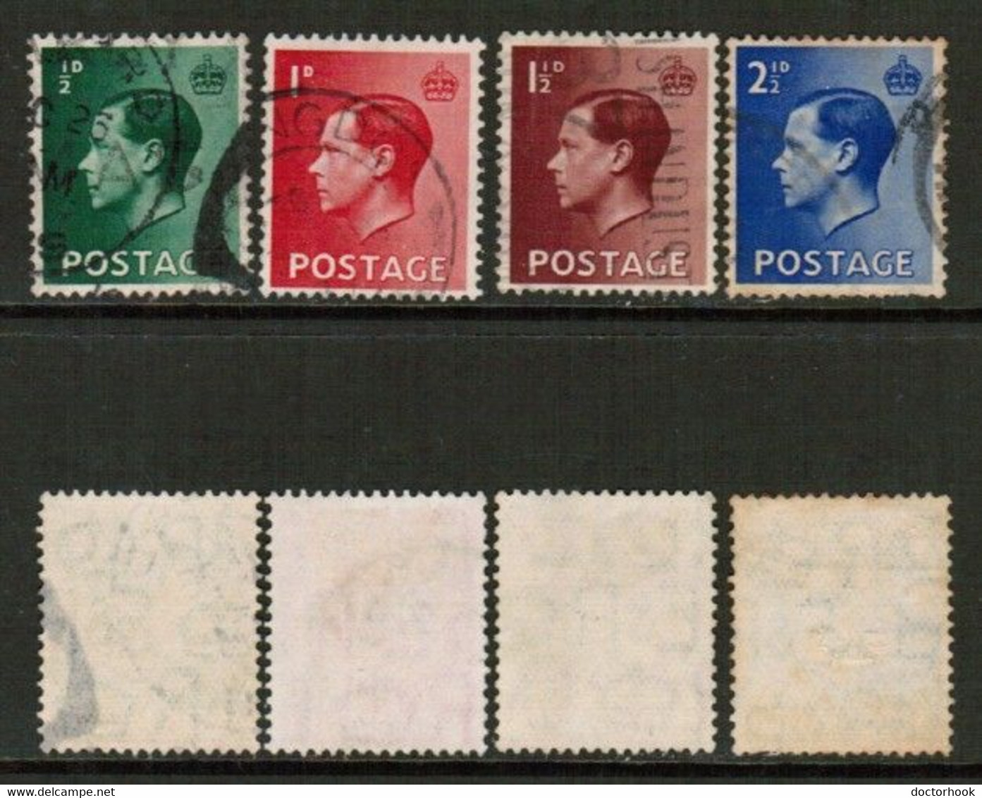 GREAT BRITAIN   Scott # 230-3 USED (CONDITION AS PER SCAN) (Stamp Scan # 832-8) - Oblitérés