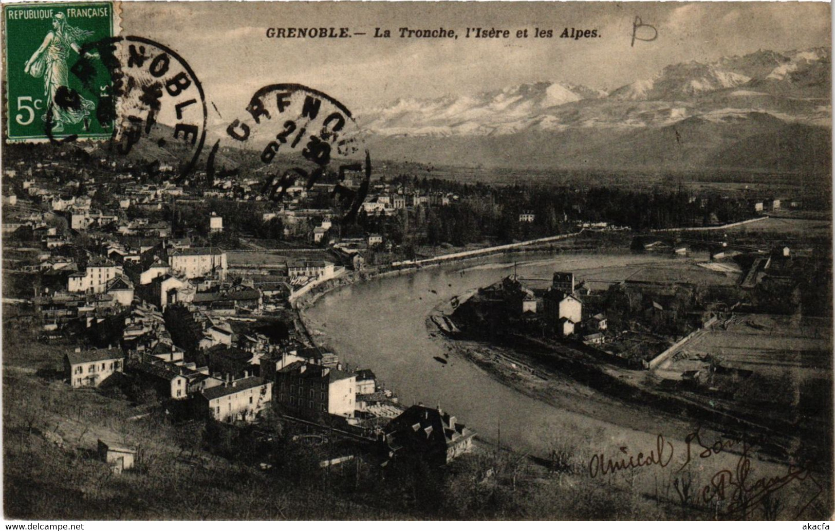 CPA GRENOBLE - La TRONCHE L'ISERE Et Les Alpes (652769) - La Tronche