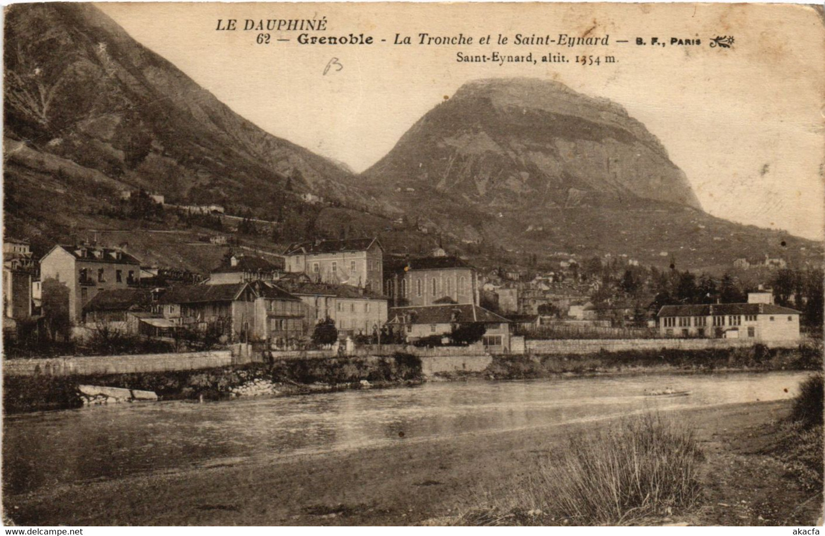 CPA Le Dauphiné - GRENOBLE - La TRONCHE Et Le St-Eynard (652777) - La Tronche