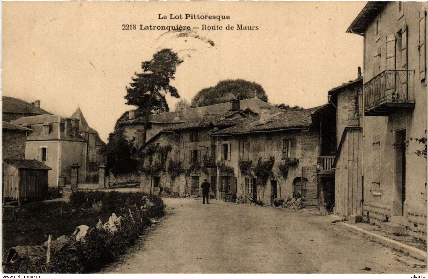 CPA Latronquiere - Route De Maurs (654110) - Latronquiere