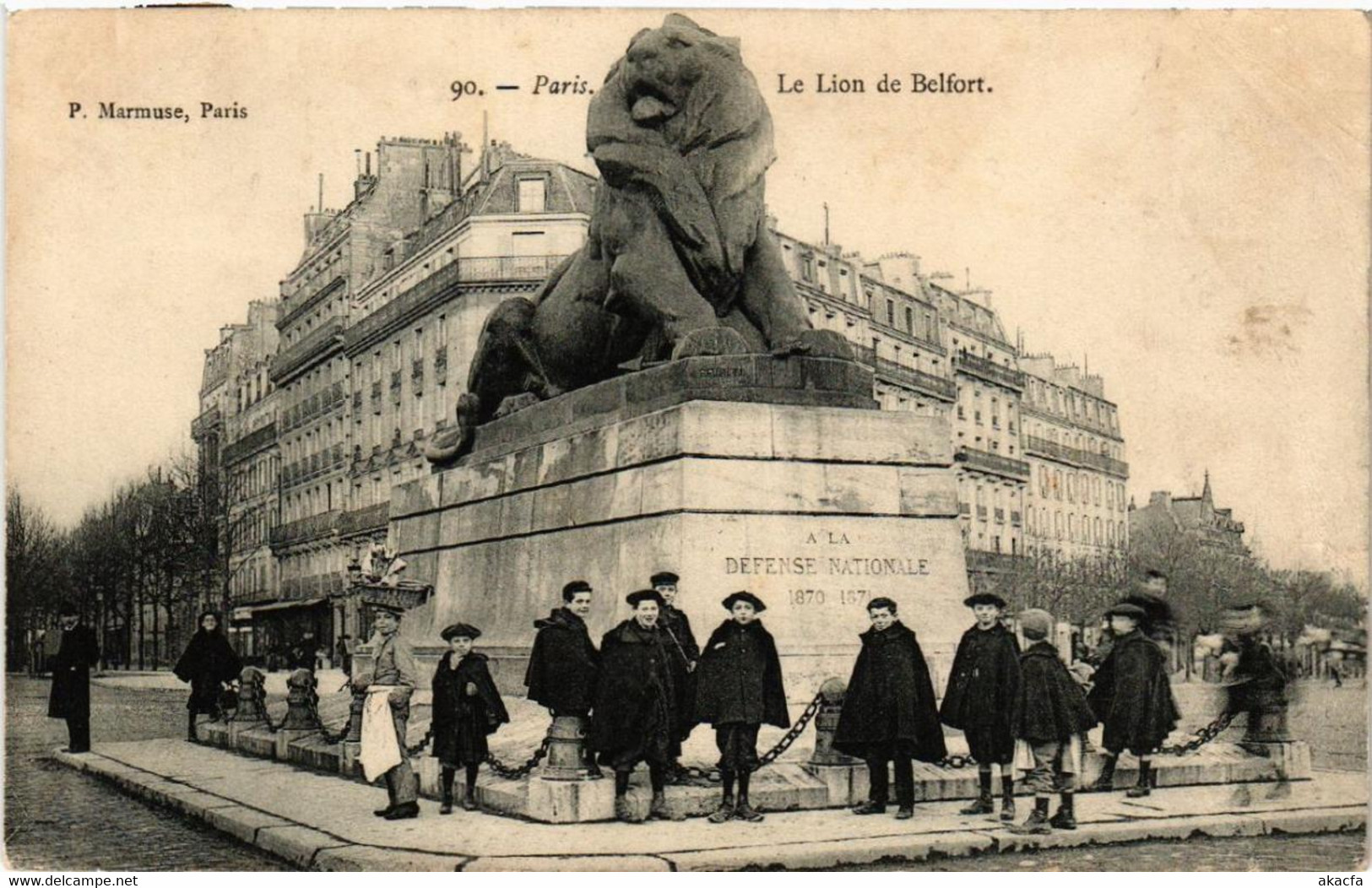 CPA PARIS (14e) Le Lion De BELFORT (563256) - Statues