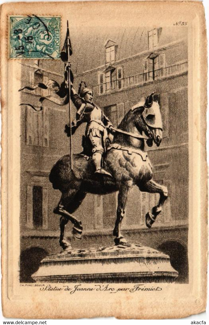 CPA PARIS (1e) Statue De Jeanne D'Arc (564533) - Statues