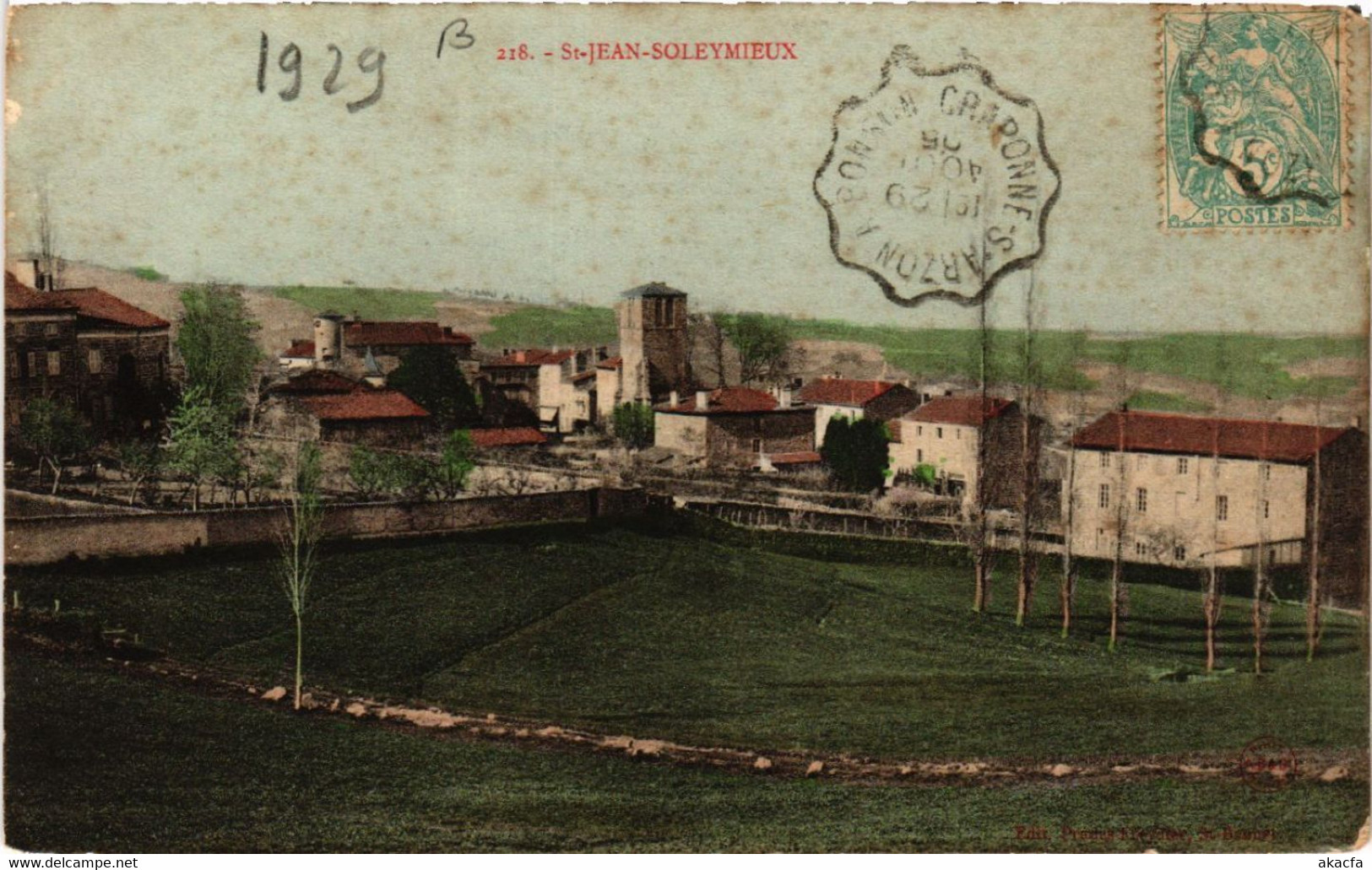 CPA St-JEAN-SOLEYMIEUX (580856) - Saint Jean Soleymieux