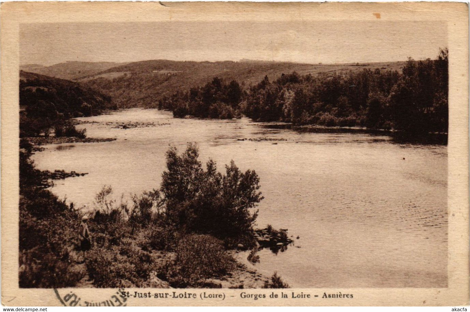 CPA St-JUST-sur-LOIRE - Gorges De La Loire - ASNIERES (580876) - Saint Just Saint Rambert