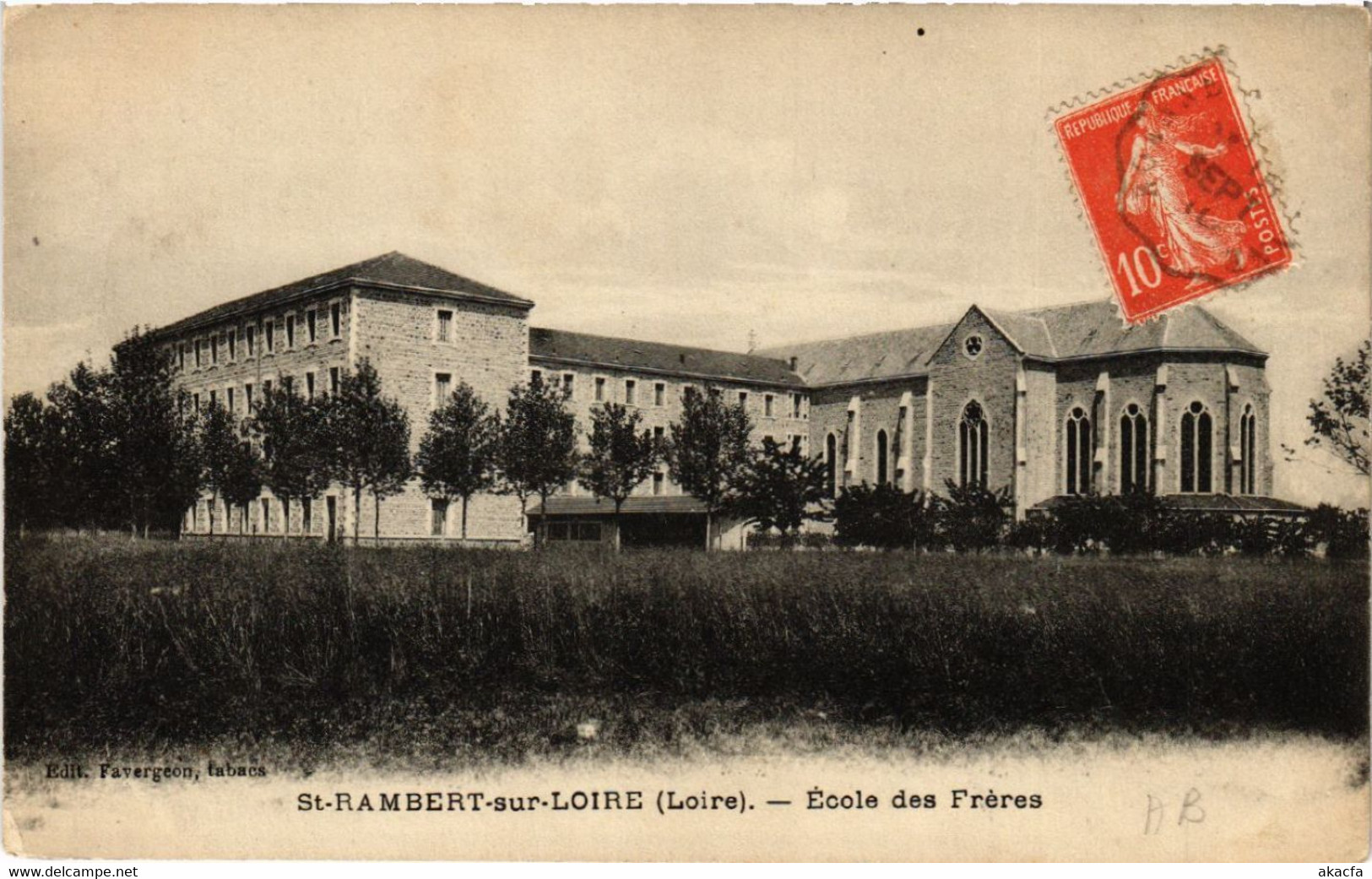 CPA St-RAMBERT-sur-LOIRE - École Des Freres (580869) - Saint Just Saint Rambert