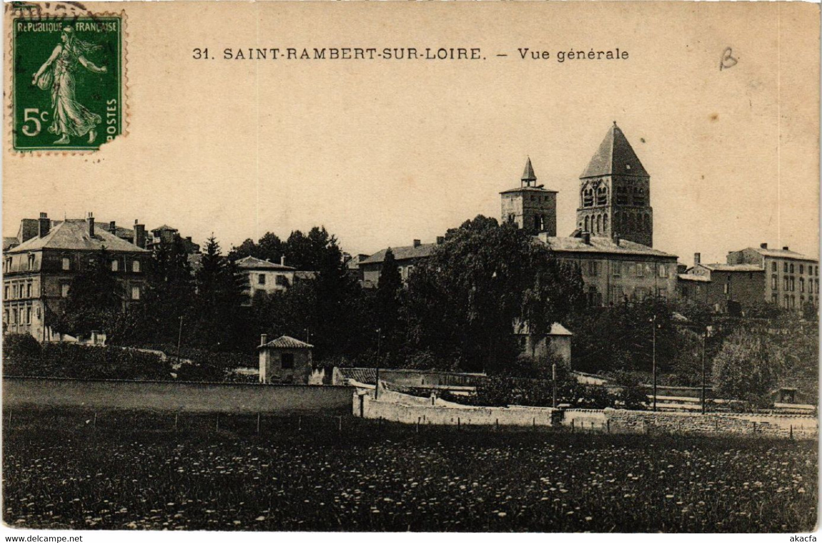 CPA St-RAMBERT-sur-LOIRE - Vue Générale (580604) - Saint Just Saint Rambert