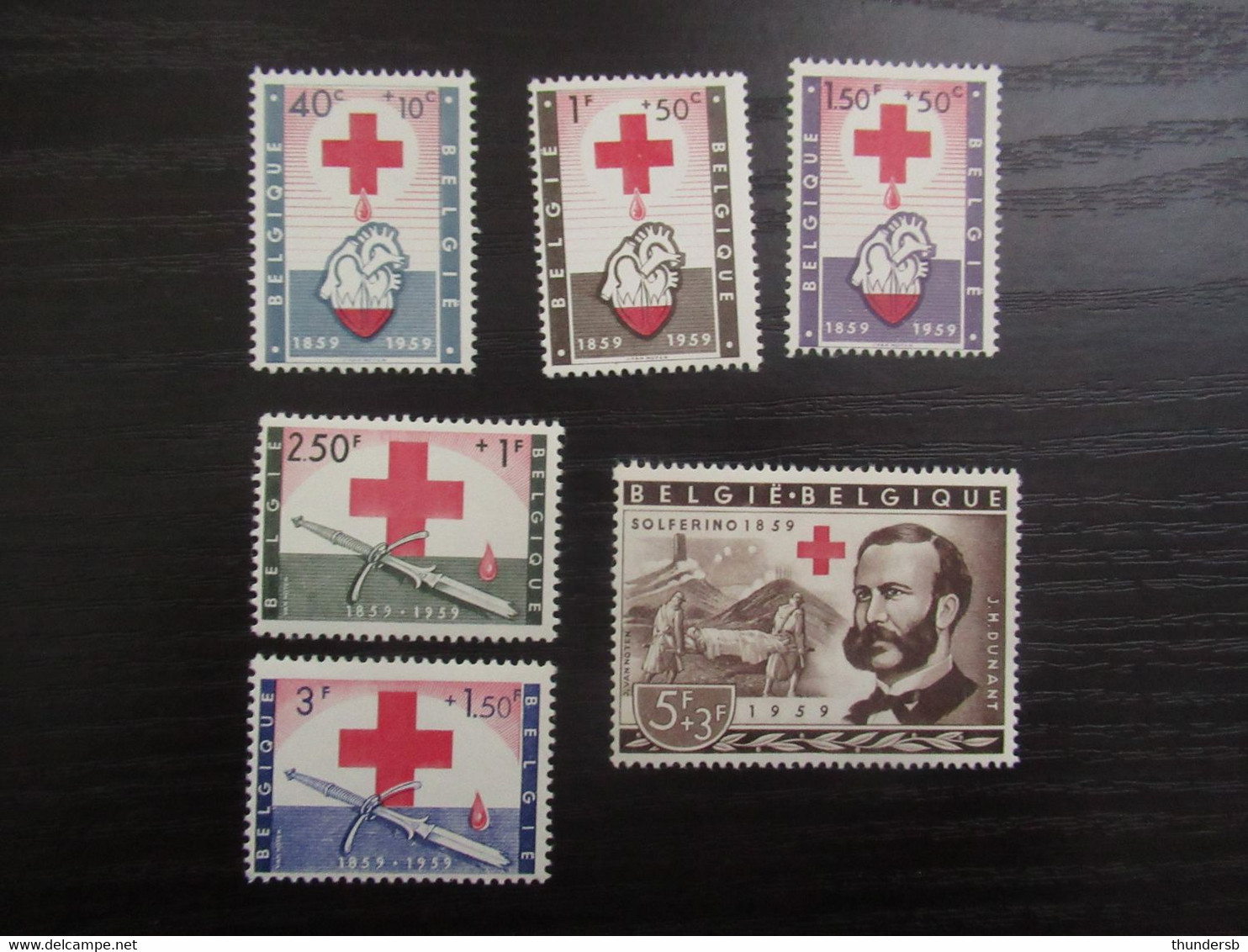 1096/01 'Rode Kruis' - Postfris ** - Côte: 27,5 Euro - Unused Stamps