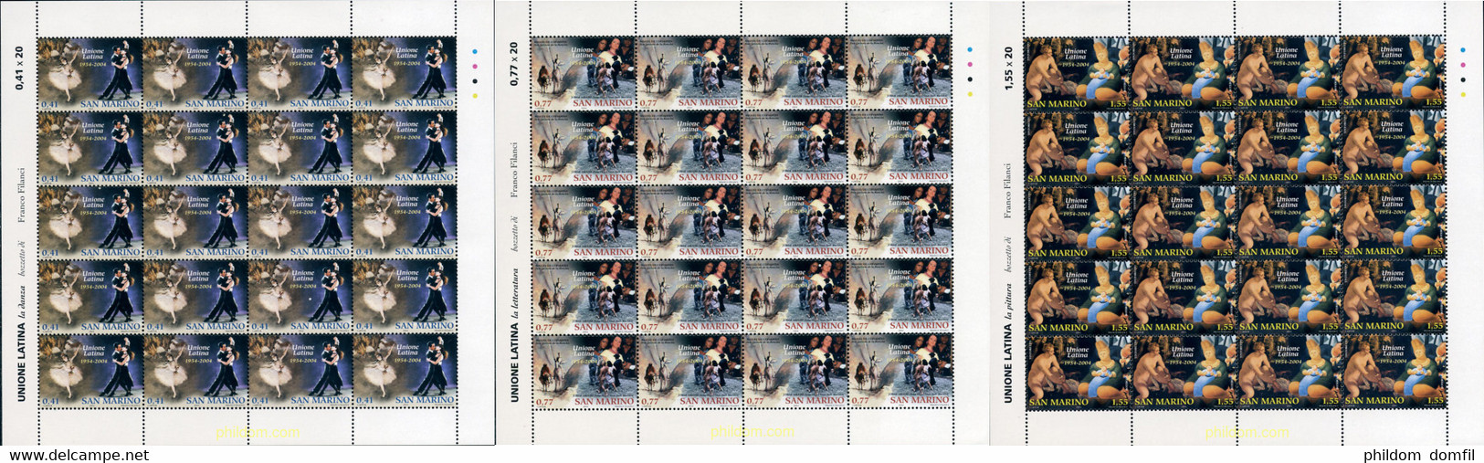 143534 MNH SAN MARINO 2004 50 ANIVERSARIO DE LA UNION LATINA - Usados