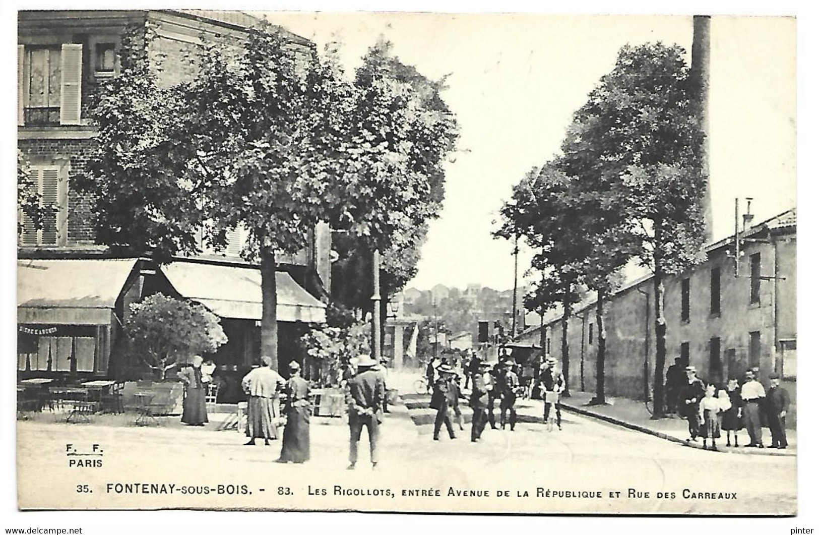 FONTENAY SOUS BOIS - Les Rigollots, Entrée Avenue De La République Et Rue Des Carreaux - Fontenay Sous Bois