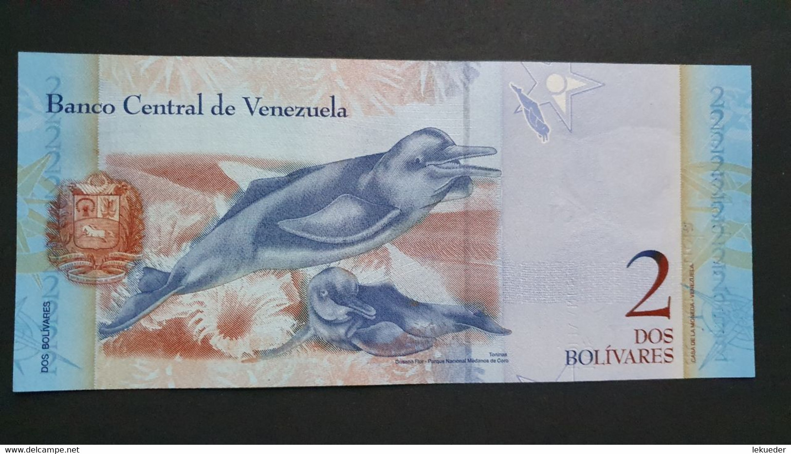 Billete De Banco De VENEZUELA - 2 Bolívares, 2012 - Other - America