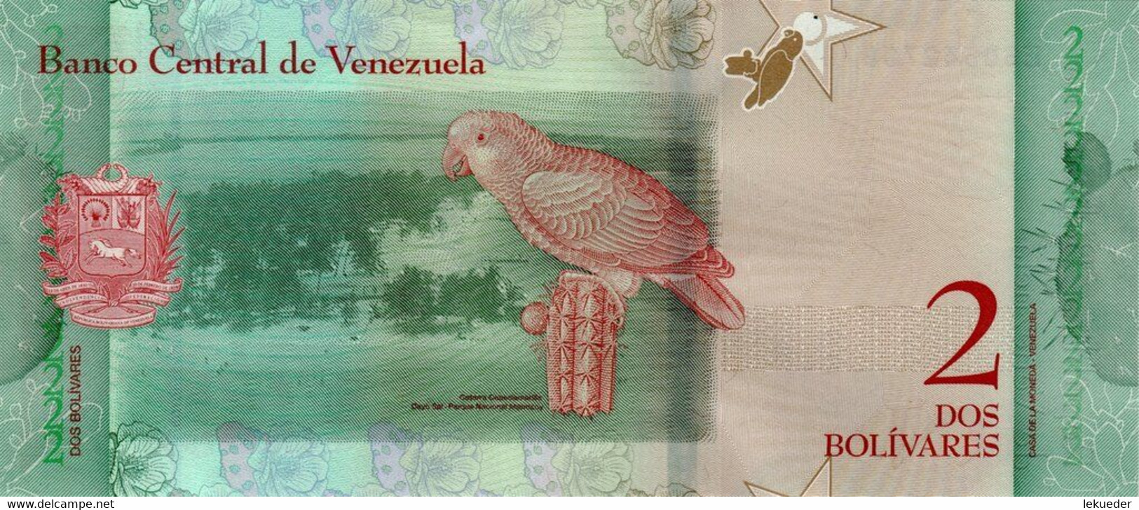 Billete De Banco De VENEZUELA - 2 Bolívares, 2018  Sin Cursar - Other - America