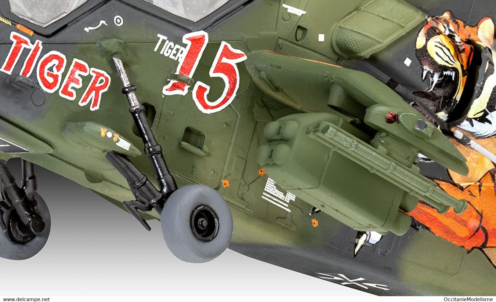 Revell - SET EUROCOPTER TIGER 15 Jahre + Peintures + Colle Maquette Kit Plastique Réf. 63839 Neuf NBO 1/72 - Helicopters