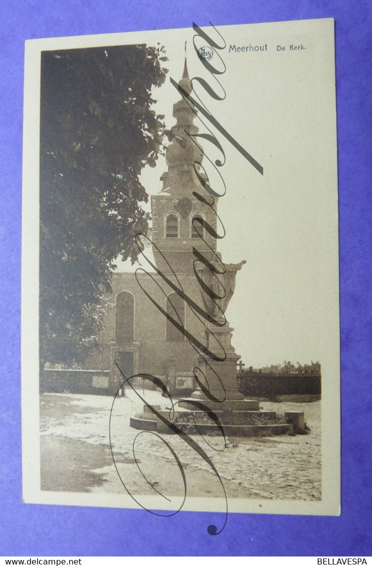 Meerhout Kerk -Standbeeld 2 X Cpa - Meerhout