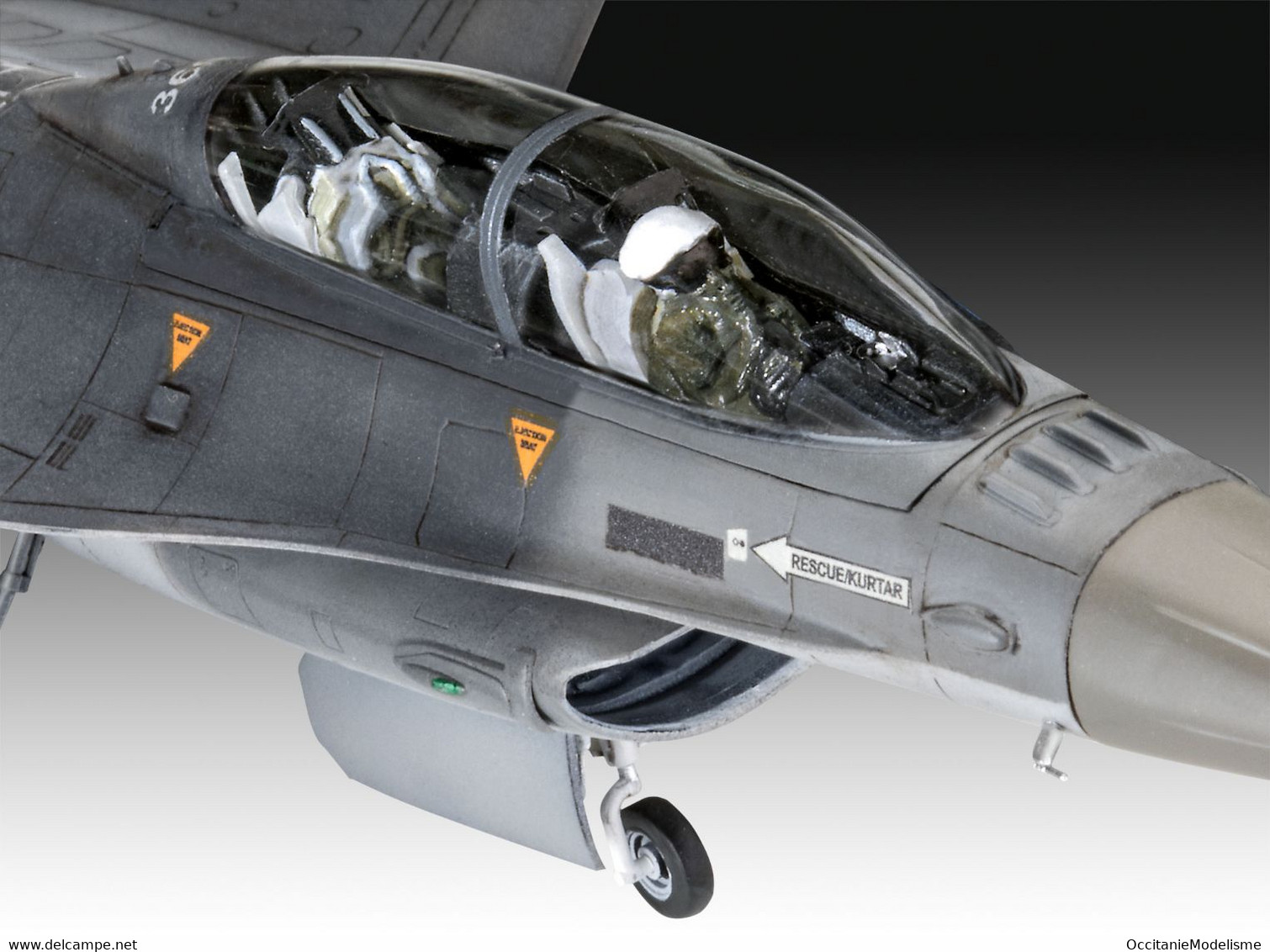 Revell - SET LOCKHEED MARTIN F-16D TIGERMEET 2014 + Peintures + Colle Maquette Kit Plastique Réf. 63844 Neuf NBO 1/72 - Vliegtuigen