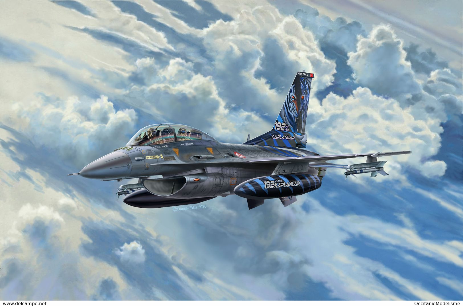 Revell - SET LOCKHEED MARTIN F-16D TIGERMEET 2014 + peintures + colle maquette kit plastique réf. 63844 Neuf NBO 1/72