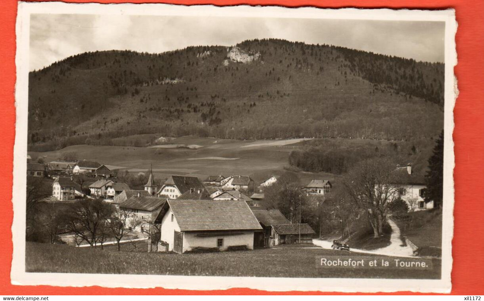 ZSM-32 Rochefort Et La Tourne Visa ACF 1939, Collage Au Dos Circulé - Rochefort