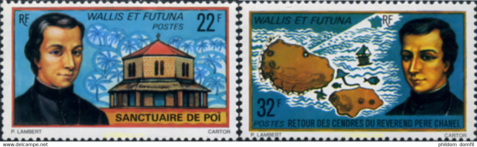 145149 MNH WALLIS Y FUTUNA 1977 RETORNO DE LAS CENIZAS DEL PADRE CHANEL - Usados