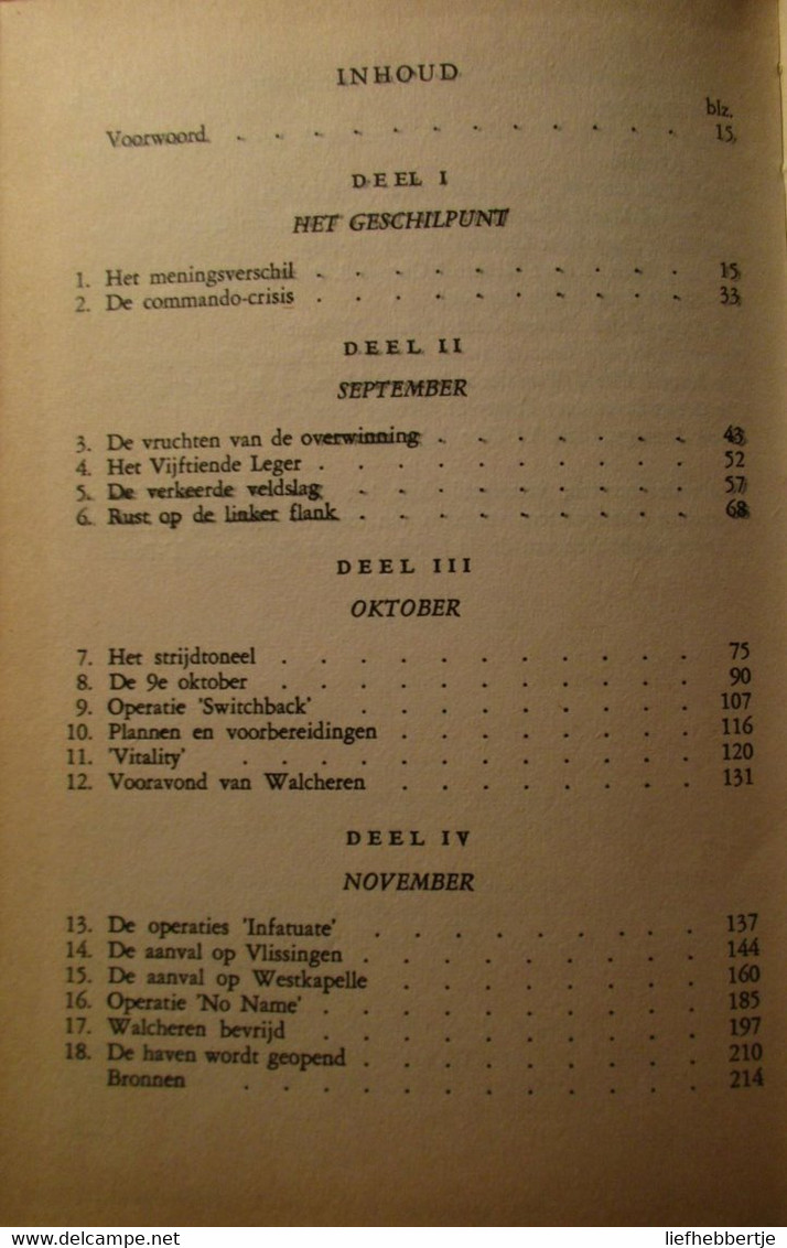 De 85 Dagen - De Slag Om De Schelde - Door R. Thompson - 1957   (oorlog 1940-1945 ) - War 1939-45