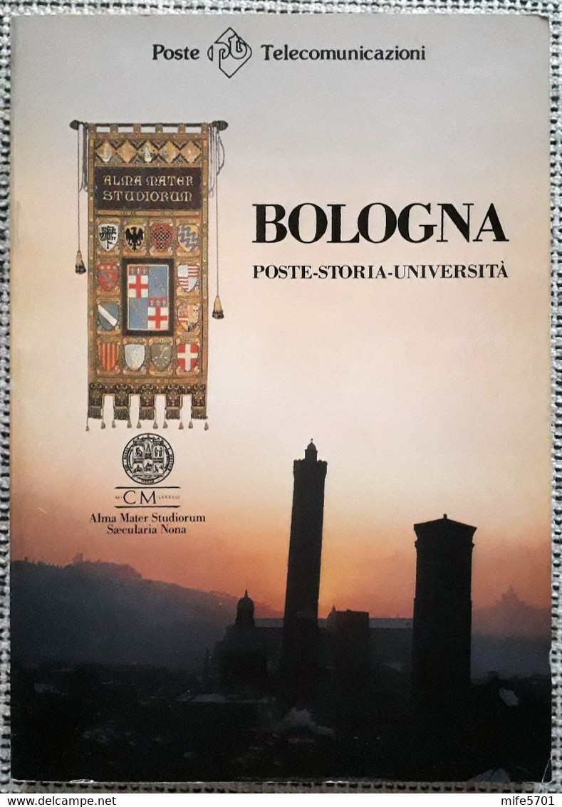 POSTE ITALIANE: BOLOGNA POSTE-STORIA-UNIVERSITÀ - FRANCOBOLLO 'IX CENTENARIO UNIVERSITÀ DI BOLOGNA' 1988 AUTORI VARI - Philately And Postal History