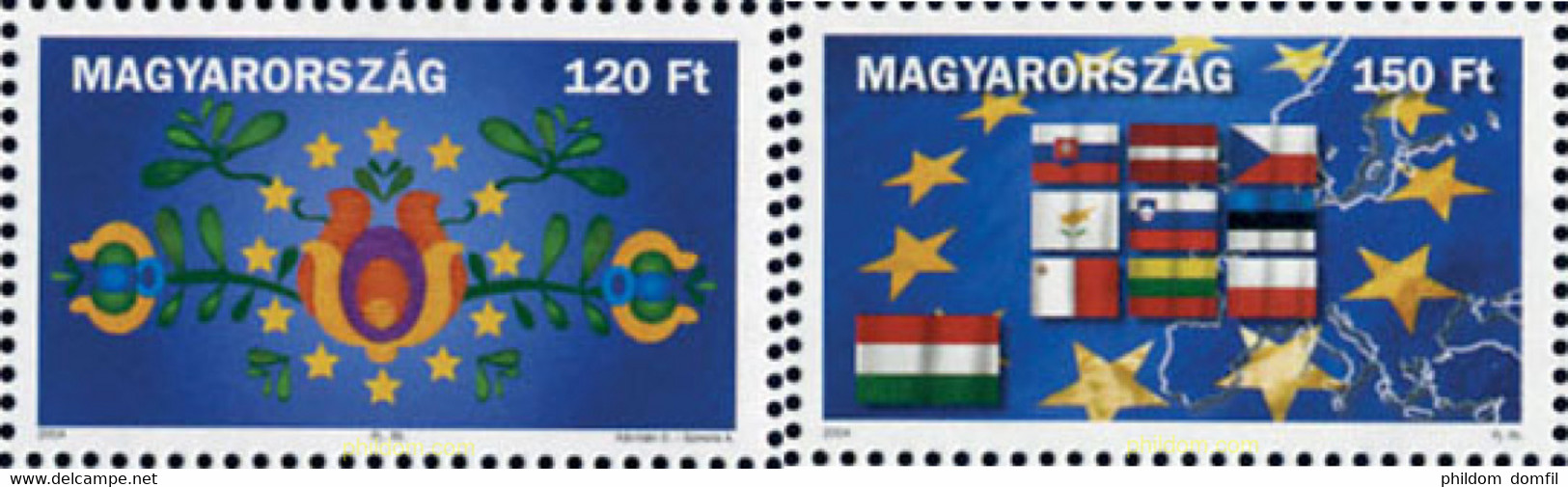 146284 MNH HUNGRIA 2004 AMPLIACION DE LA UNION EUROPEA - Usado