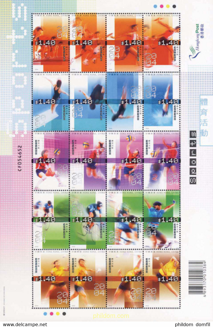 146364 MNH HONG KONG 2004 DEPORTES - Collections, Lots & Séries