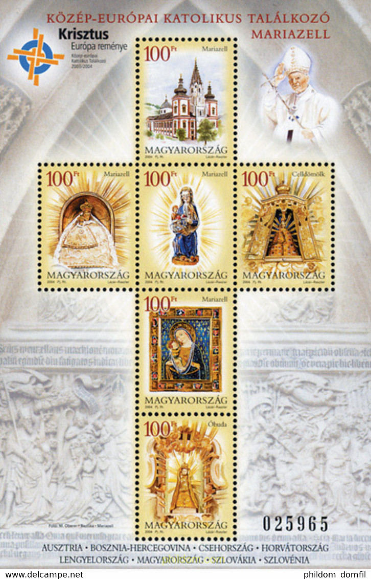 148898 MNH HUNGRIA 2004 DIA DE LOS CATOLICOS DE LA EUROPA CENTRAL - Used Stamps