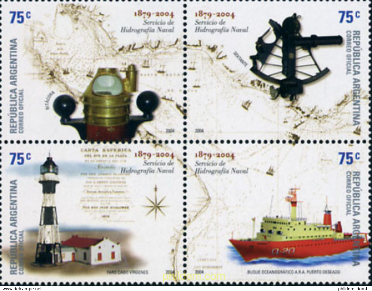 149259 MNH ARGENTINA 2004 HIDROGRAFIA - Gebraucht