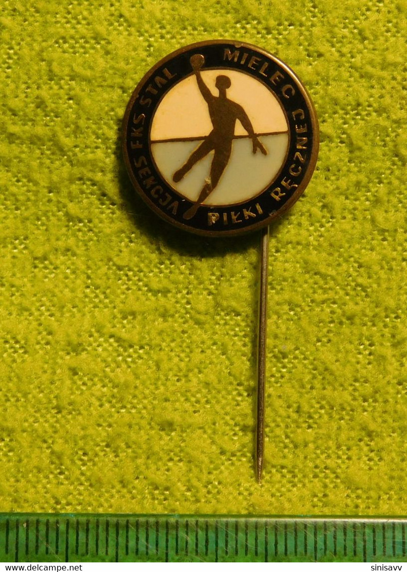 Handball - Poland  - STAL MIELEC SEKCJA PIŁKI RĘCZNE, Vintage Pins, Badge, Abzeichen, Enamel RARE - Handball