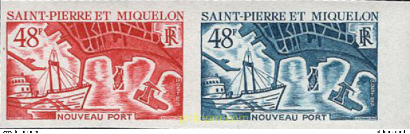 674530 MNH SAN PEDRO Y MIQUELON 1967 PUERTO - Used Stamps