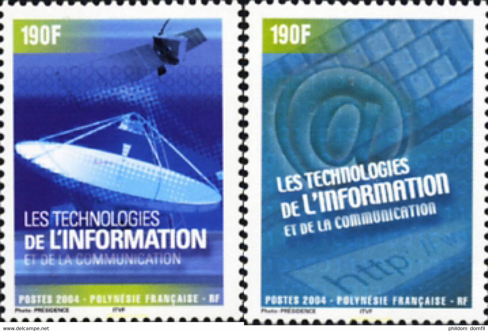 154664 MNH POLINESIA FRANCESA 2004 TECNOLOGIAS DE LA COMUNICACION - Oblitérés