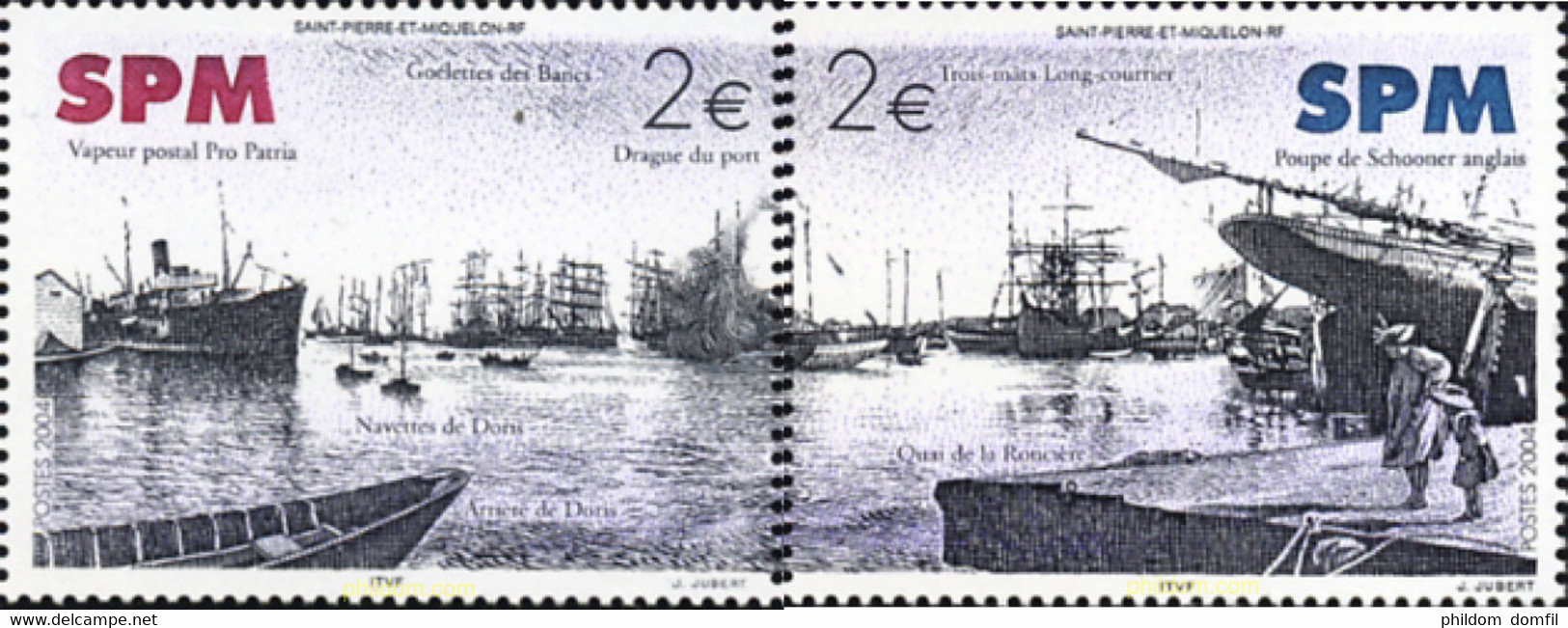 154984 MNH SAN PEDRO Y MIQUELON 2004 PUERTO SAINT-PIERRE - Oblitérés