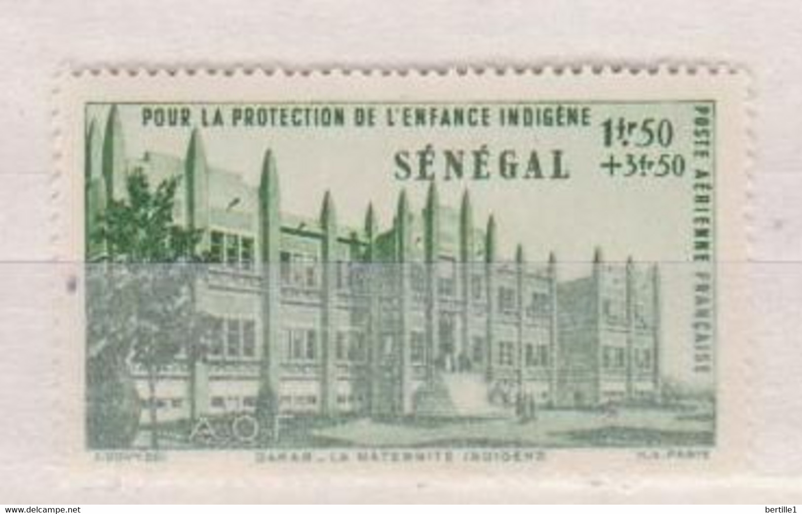 SENEGAL             N°  YVERT  PA 18  NEUF AVEC CHARNIERE  ( CH 05 / 35 ) - Poste Aérienne