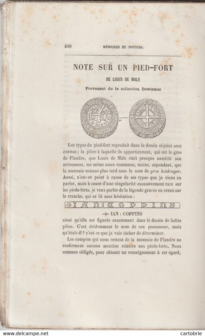 MÉLANGES De NUMISMATIQUE Par F. DE SAULCY, Anatole DE BARTHÉLEMY Et Eugène HUCHER 6è Fascicule 1875 - Livres & Logiciels