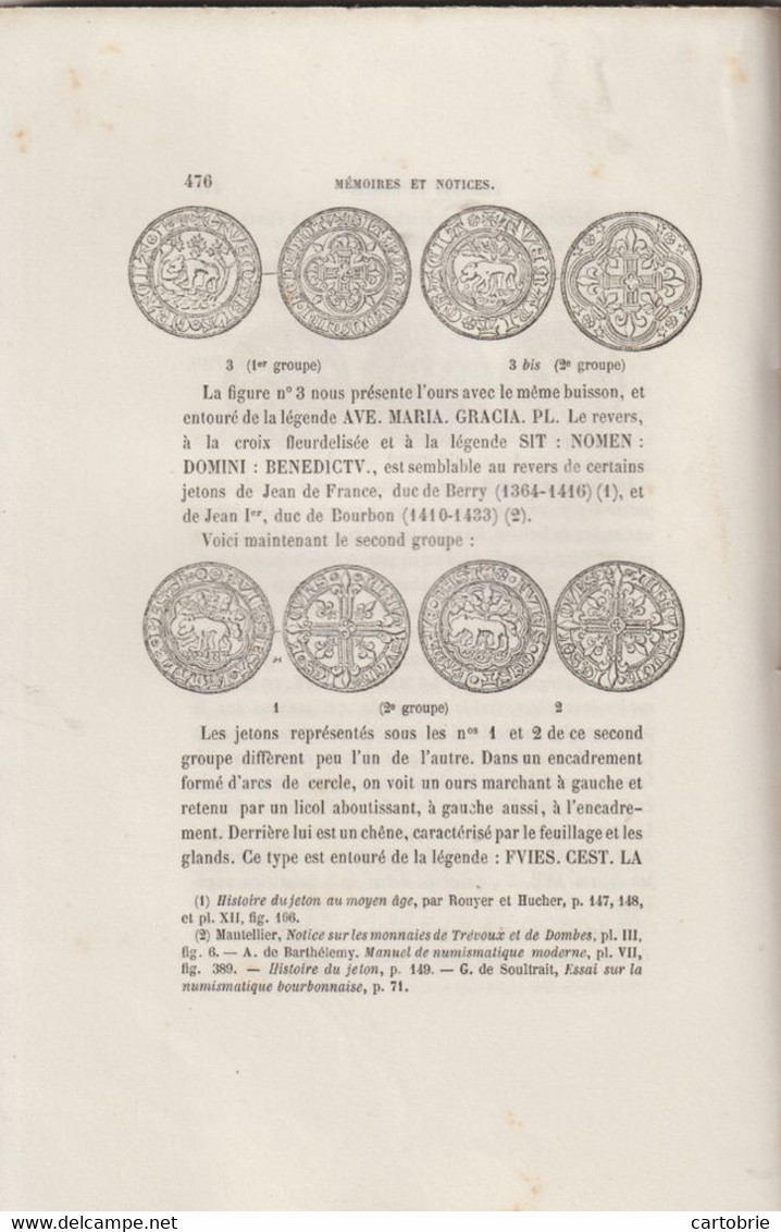 MÉLANGES De NUMISMATIQUE Par F. DE SAULCY, Anatole DE BARTHÉLEMY Et Eugène HUCHER 6è Fascicule 1875 - Livres & Logiciels