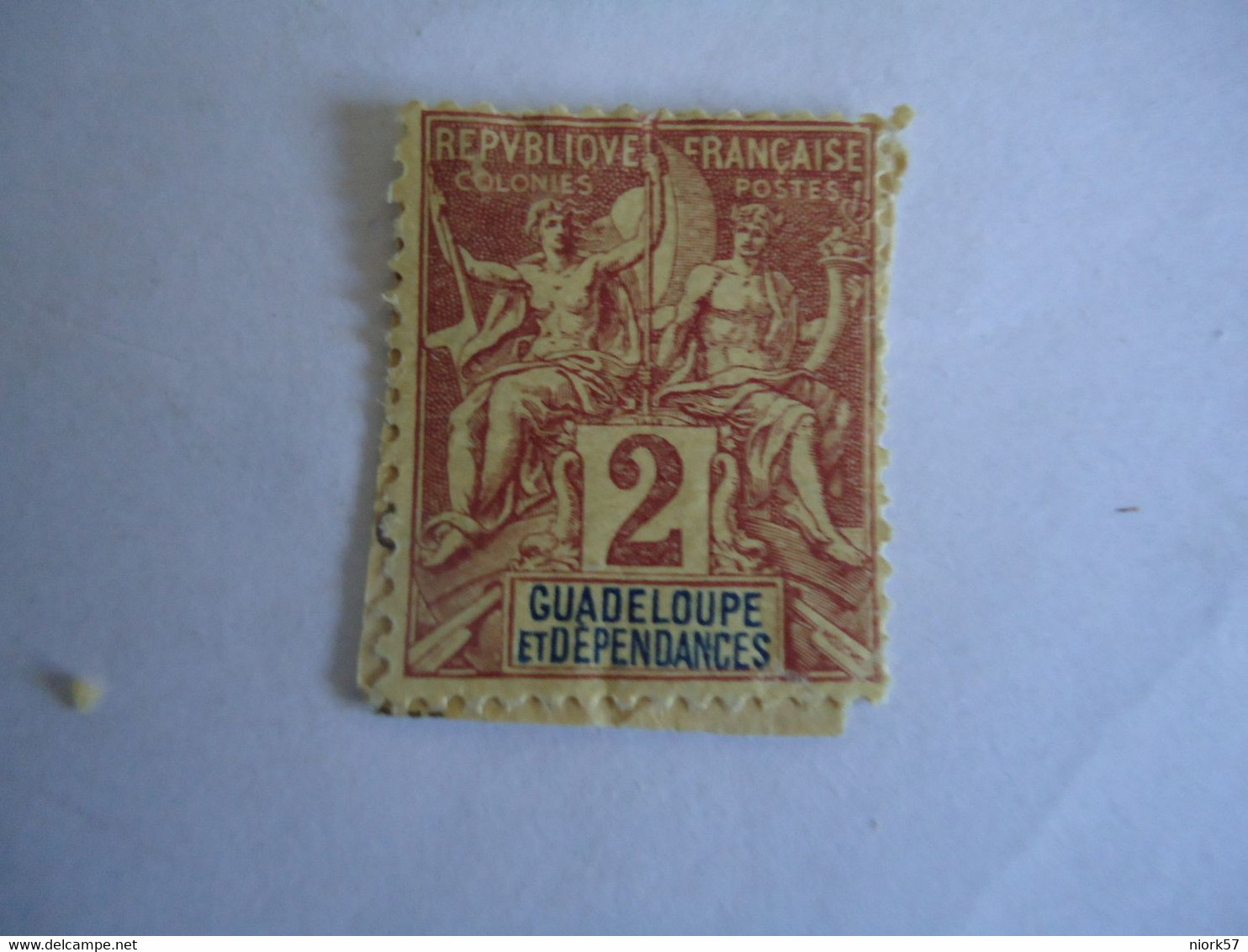 GUADELOUPE   FRANCE  COLONIES USED    STAMPS 2C - Sonstige & Ohne Zuordnung