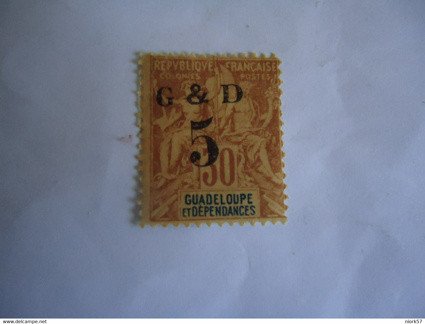 GUADELOUPE   FRANCE  COLONIES    MNH STAMPS  OVERPRINT - Otros & Sin Clasificación