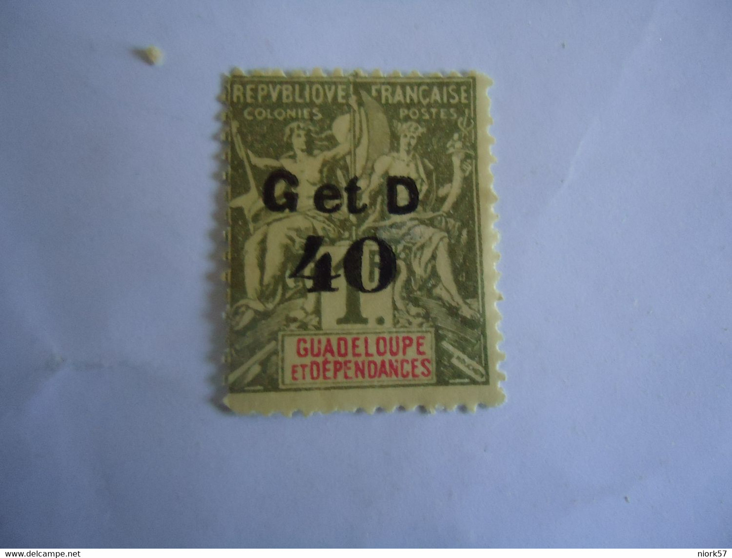GUADELOUPE   FRANCE  COLONIES    MLN STAMPS  OVERPRINT - Otros & Sin Clasificación