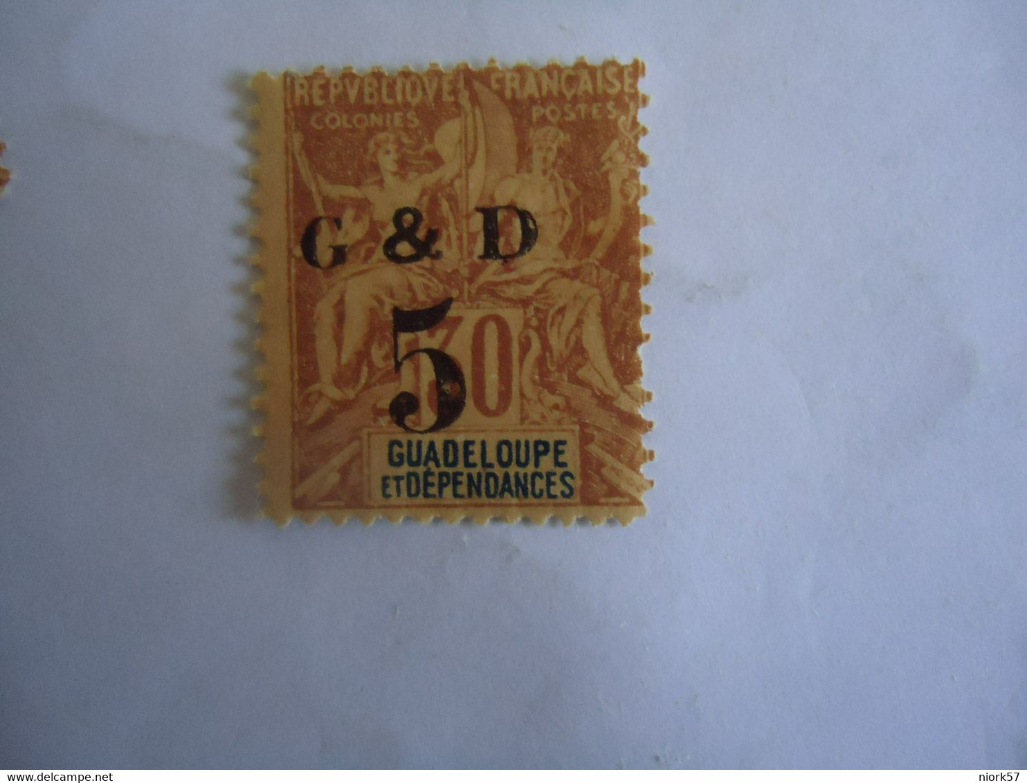 GUADELOUPE   FRANCE  COLONIES    MLN STAMPS  OVERPRINT - Other & Unclassified