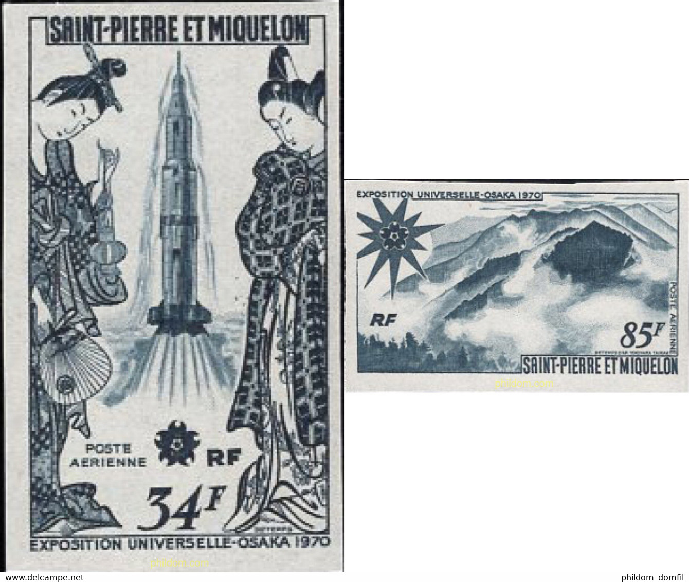 674378 MNH SAN PEDRO Y MIQUELON 1970 EXPO 70. EXPOSICION UNIVERSAL DE OSAKA - Used Stamps