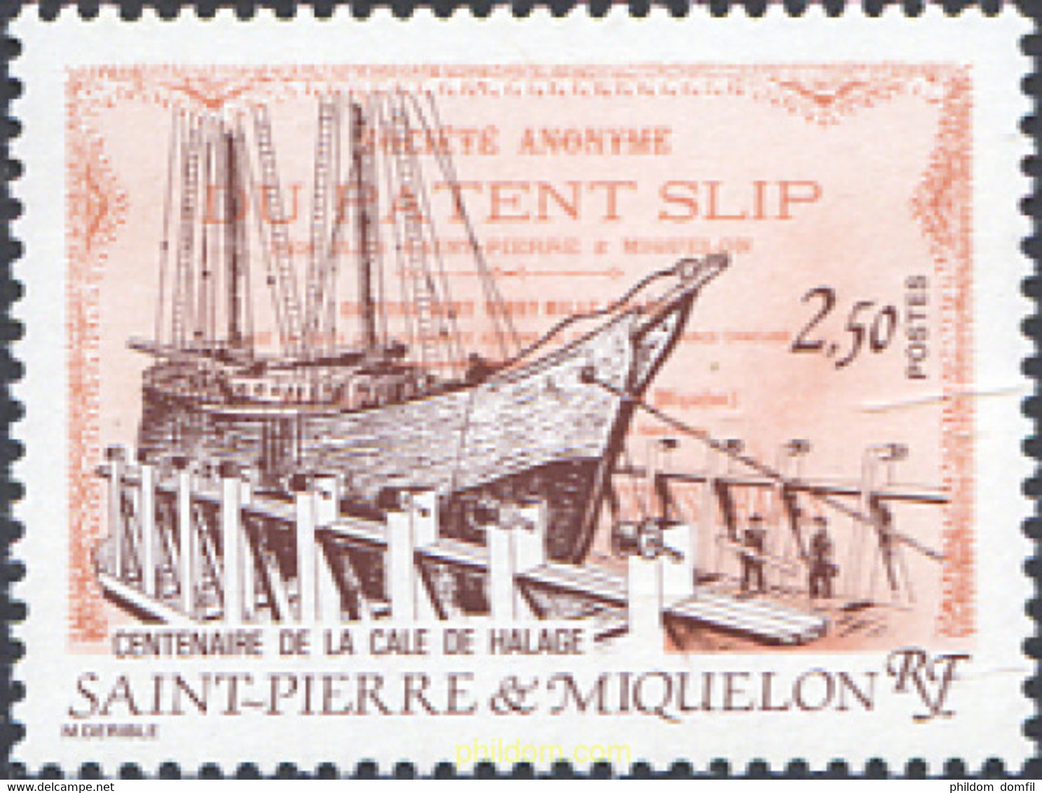 161340 MNH SAN PEDRO Y MIQUELON 1987 CENTENARIO DEL EMBARCADERO DE LA SIRGA - Gebraucht