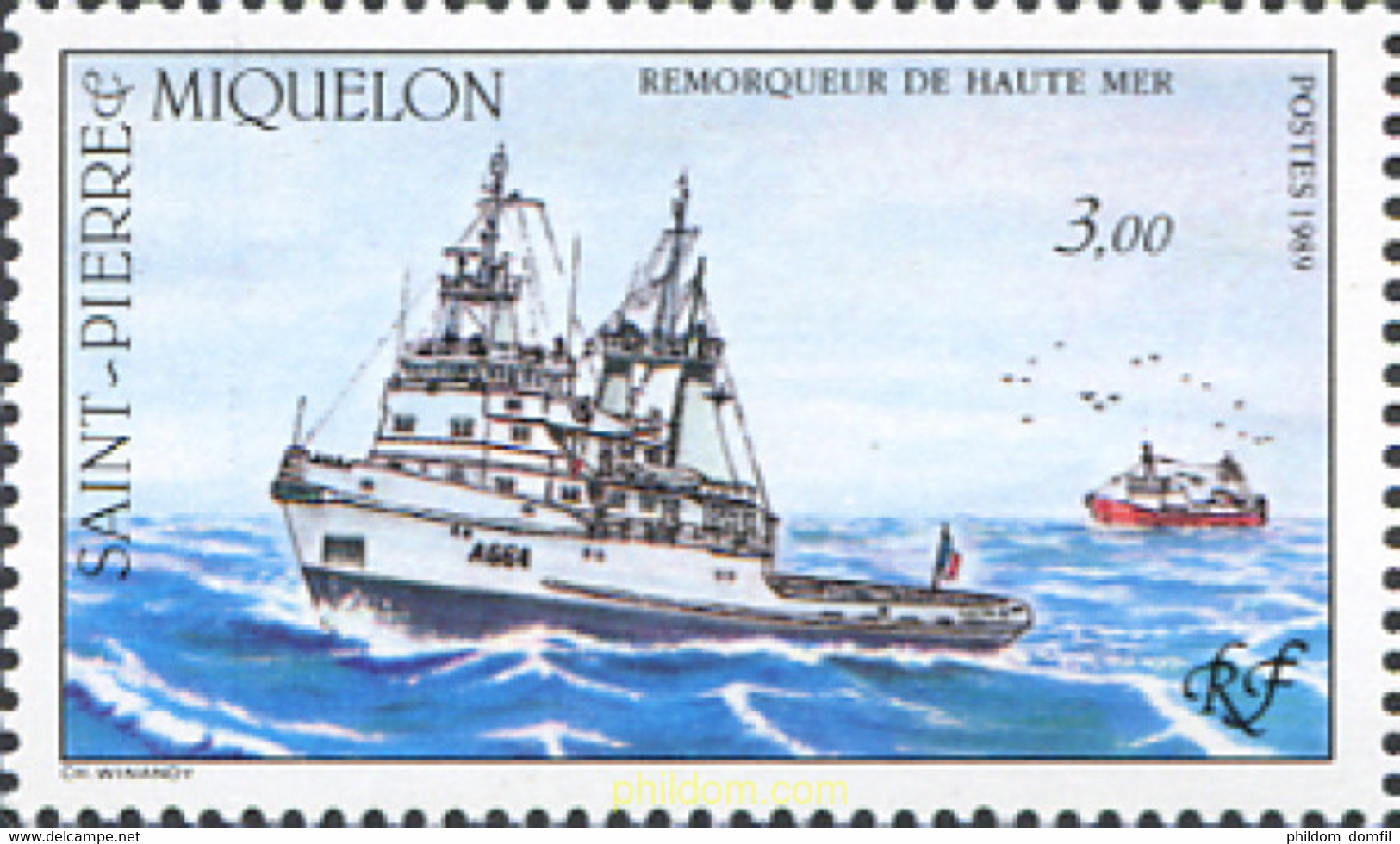 161378 MNH SAN PEDRO Y MIQUELON 1989 FLOTA DE SAN PEDRO Y MIQUELON - Usados