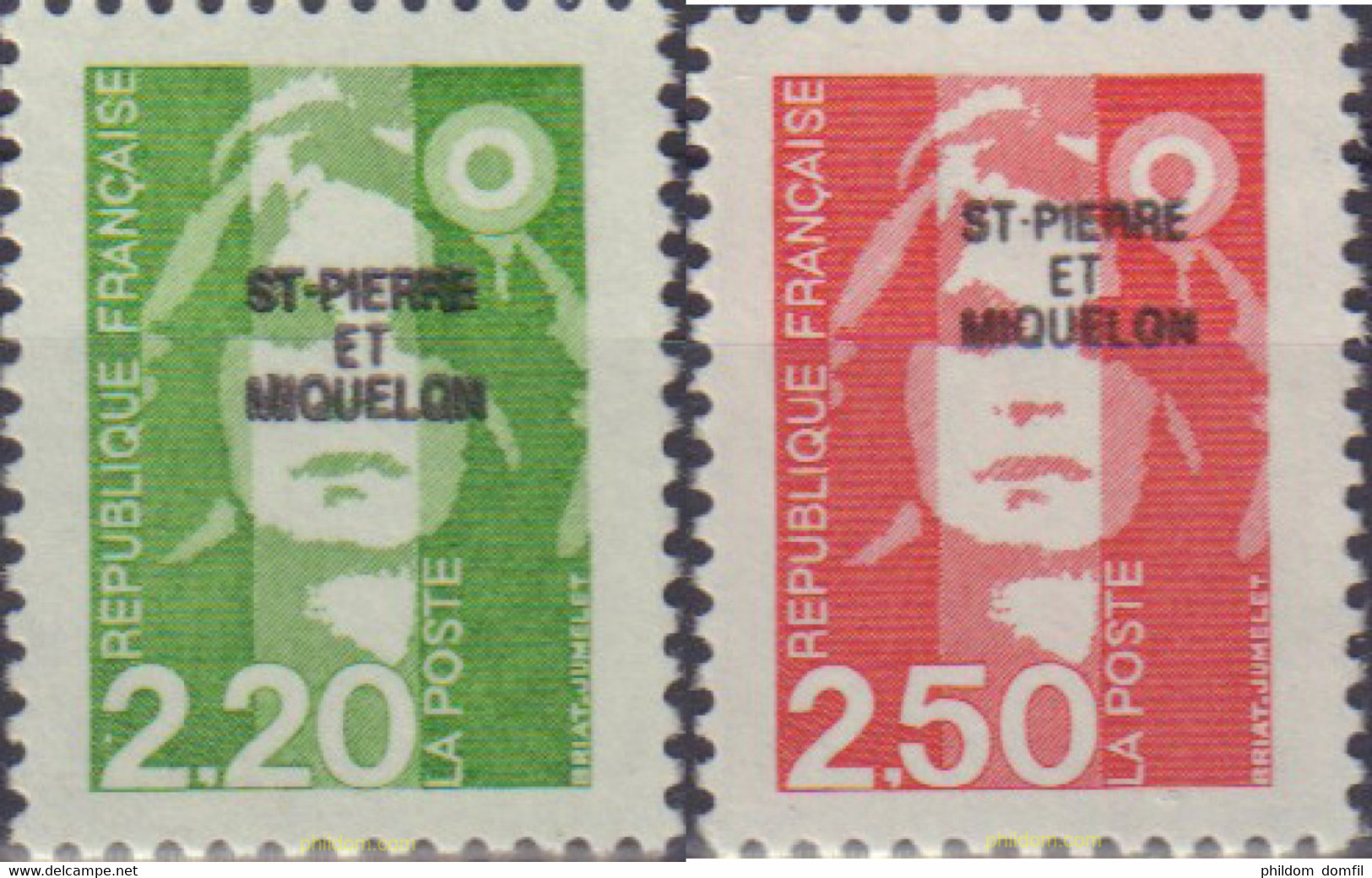 161410 MNH SAN PEDRO Y MIQUELON 1991 MOTIVOS VARIOS - Usados