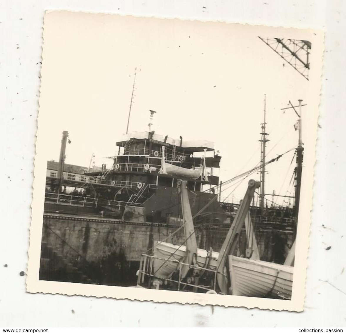 Photographie, Bateau, 90 X 90 Mm - Boten