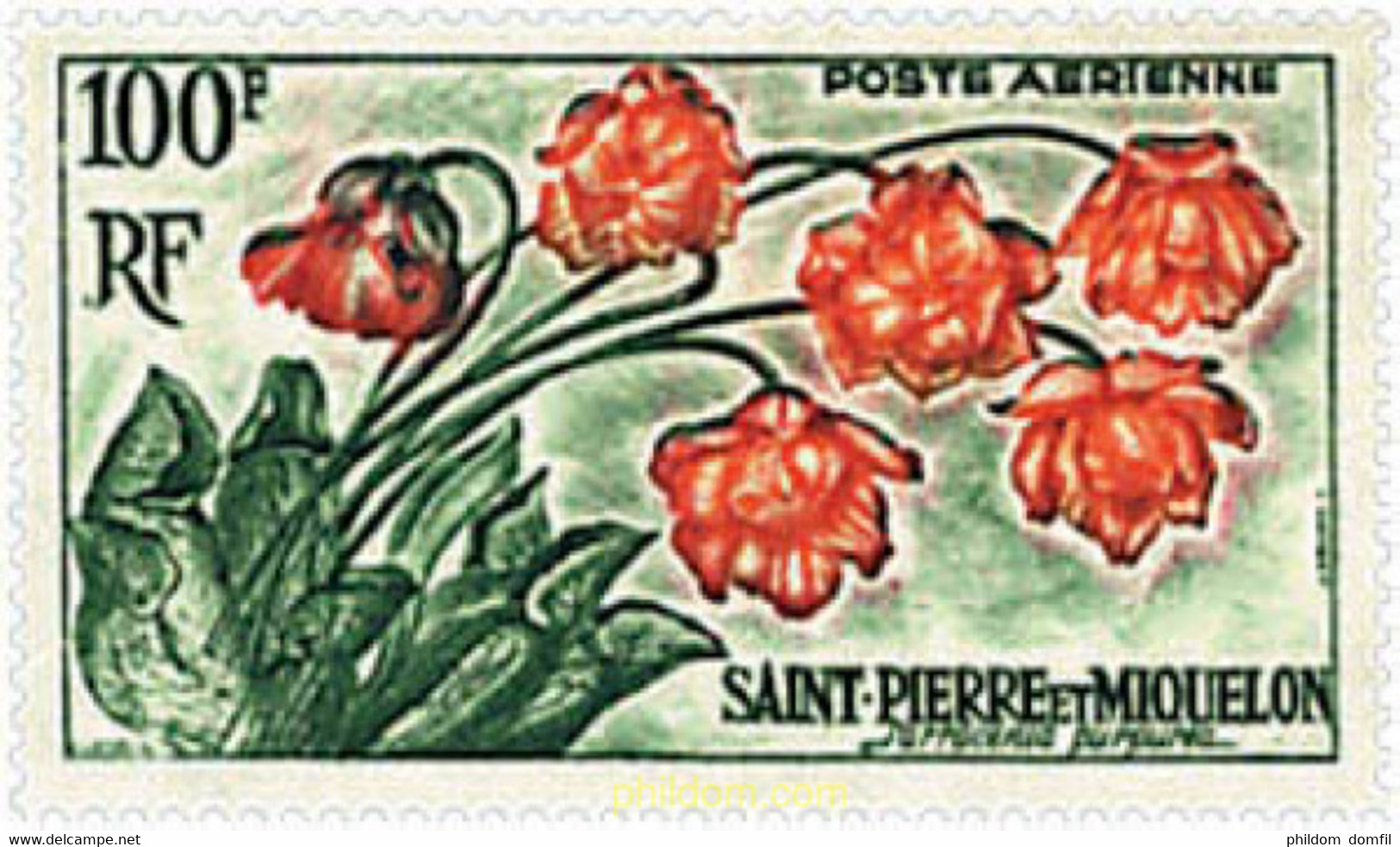 242542 HINGED SAN PEDRO Y MIQUELON 1962 FLORES - Used Stamps